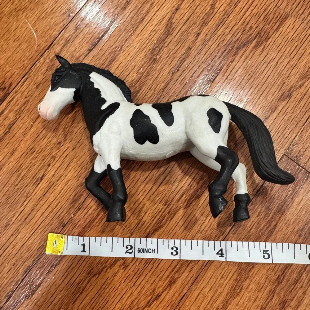 Pinto Horse Muscles Figurine Terra by Battat Toy Animal Statue Realistic Painted